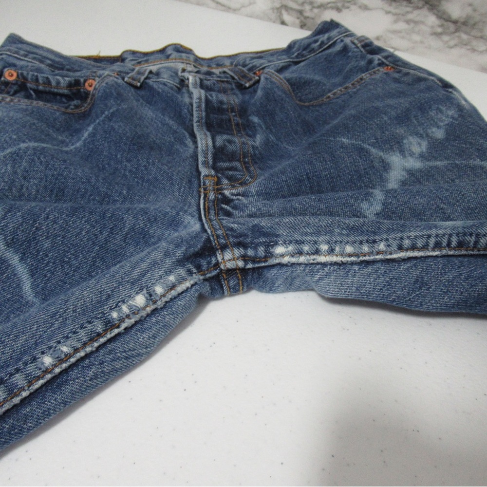 Levi’s Vintage Denim Jeans Bleach Acid Wash Detail Size 27 - Picture 10 of 17